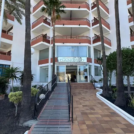 Danubio, Modernes Mit Poolblick Und Seitlichem Meerblick, Wohnzimmer Und 1 Schlafzimmer, 4 Etage, Im Herzen Von Playa Del Ingles, Gran Canaria 아파트 플라야 델 잉글스