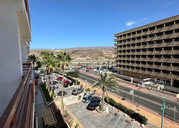 Danubio, Modernes Mit Poolblick Und Seitlichem Meerblick, Wohnzimmer Und 1 Schlafzimmer, 4 Etage, Im Herzen Von Playa Del Ingles, Gran Canaria Appartement Playa del Inglés
