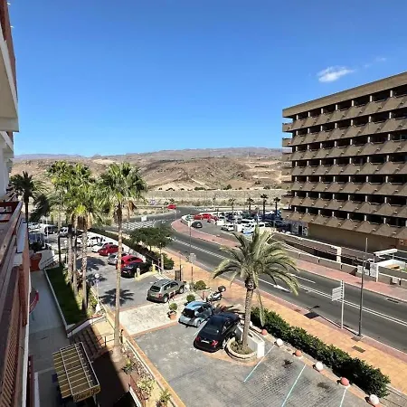 Danubio, Modernes Mit Poolblick Und Seitlichem Meerblick, Wohnzimmer Und 1 Schlafzimmer, 4 Etage, Im Herzen Von Playa Del Ingles, Gran Canaria Апартаменти Плайя-дель-Інглес