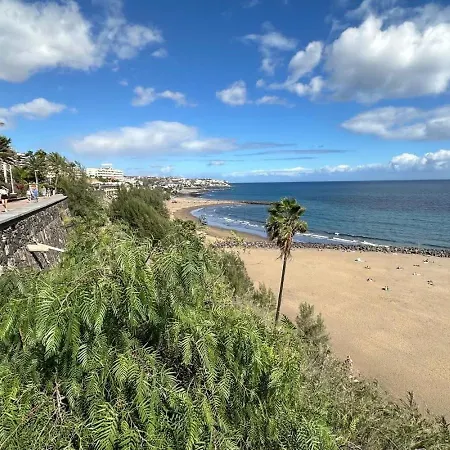Danubio, Modernes Mit Poolblick Und Seitlichem Meerblick, Wohnzimmer Und 1 Schlafzimmer, 4 Etage, Im Herzen Von Playa Del Ingles, Gran Canaria *