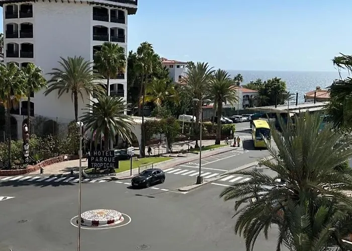 Danubio, Modernes Mit Poolblick Und Seitlichem Meerblick, Wohnzimmer Und 1 Schlafzimmer, 4 Etage, Im Herzen Von Playa Del Ingles, Gran Canaria Apartamento *