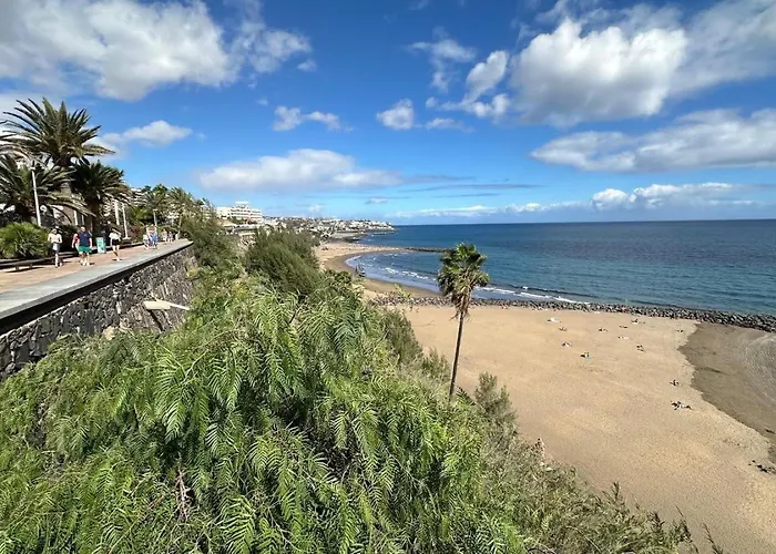 Danubio, Modernes Mit Poolblick Und Seitlichem Meerblick, Wohnzimmer Und 1 Schlafzimmer, 4 Etage, Im Herzen Von Playa Del Ingles, Gran Canaria *