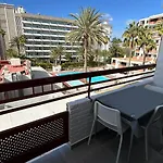 Apartament Danubio, Modernes Mit Poolblick Und Seitlichem Meerblick, Wohnzimmer Und 1 Schlafzimmer, 4 Etage, Im Herzen Von Playa Del Ingles, Gran Canaria *